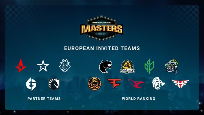 DreamHack Masters Winter participants announced