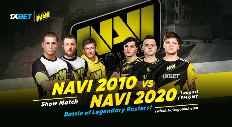 NAVI will host a showcase match featuring the 2010 squad's lineup