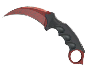 ★ Karambit | Crimson Web (Minimal Wear)