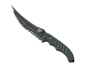 ★ StatTrak™ Flip Knife | Night (Battle-Scarred)