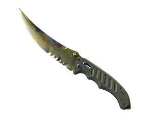 ★ StatTrak™ Flip Knife | Case Hardened (Well-Worn)