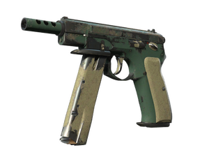 CZ75-Auto | Green Plaid (Battle-Scarred)