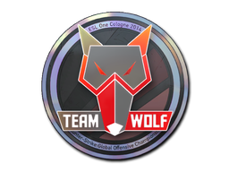 Sticker | MTS GameGod Wolf (Holo) | Cologne 2014