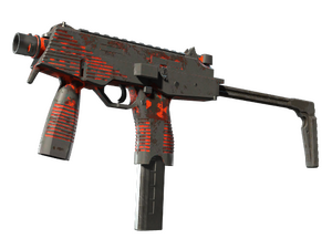 MP9 | Setting Sun (Battle-Scarred)