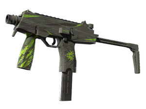 MP9 | Deadly Poison (Battle-Scarred)