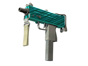 MAC-10 | Malachite (Minimal Wear)