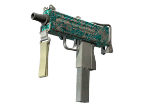 StatTrak™ MAC-10 | Malachite (Battle-Scarred)