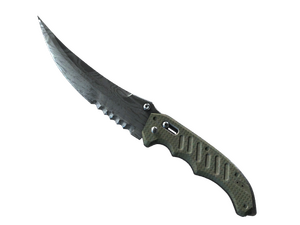 ★ Flip Knife | Damascus Steel (Well-Worn)