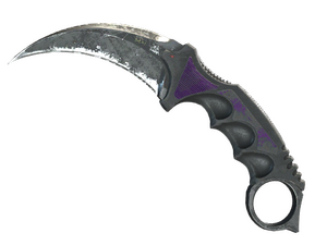 ★ StatTrak™ Karambit | Ultraviolet (Battle-Scarred)