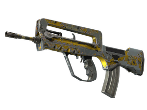 FAMAS | Neural Net (Battle-Scarred)