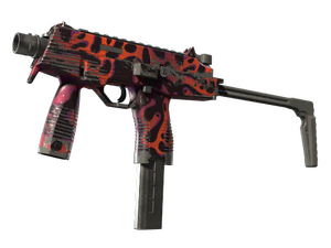 MP9 | Ruby Poison Dart (Well-Worn)