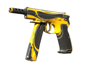 StatTrak™ CZ75-Auto | Yellow Jacket (Well-Worn)