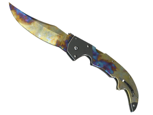 ★ Falchion Knife | Case Hardened (Well-Worn)