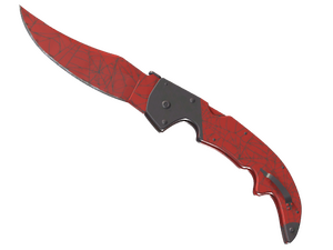 ★ Falchion Knife | Crimson Web (Minimal Wear)