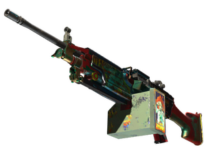 StatTrak™ M249 | Nebula Crusader (Battle-Scarred)