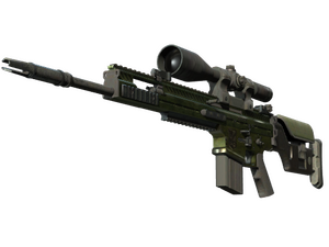 StatTrak™ SCAR-20 | Green Marine (Battle-Scarred)