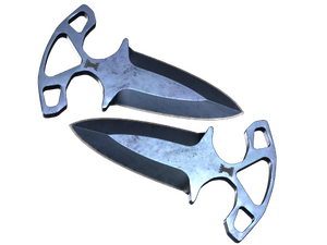 ★ Shadow Daggers | Blue Steel (Battle-Scarred)