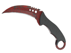 ★ StatTrak™ Talon Knife | Crimson Web (Well-Worn)