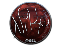 Sticker | NiKo (Foil) | Katowice 2019