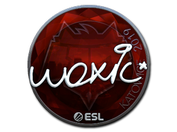 Sticker | woxic (Foil) | Katowice 2019