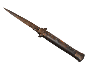 ★ Stiletto Knife | Rust Coat (Battle-Scarred)