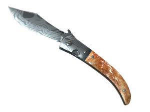 ★ Navaja Knife | Damascus Steel (Well-Worn)