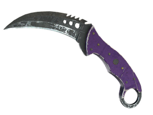 ★ StatTrak™ Talon Knife | Ultraviolet (Battle-Scarred)