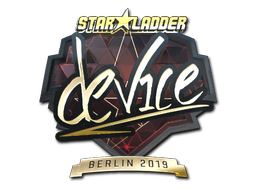 Sticker | device (Gold) | Berlin 2019