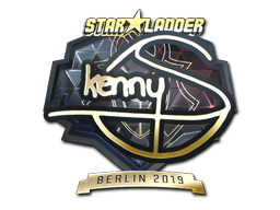 Sticker | kennyS (Gold) | Berlin 2019