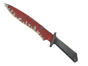 ★ Classic Knife | Crimson Web (Battle-Scarred)