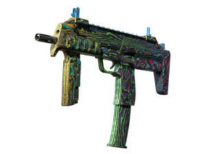 StatTrak™ MP7 | Neon Ply (Battle-Scarred)