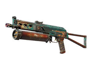 StatTrak™ PP-Bizon | Embargo (Battle-Scarred)