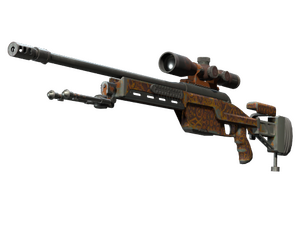 SSG 08 | Orange Filigree (Field-Tested)