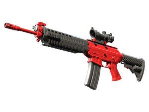 SG 553 | Candy Apple (Minimal Wear)