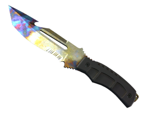 ★ Survival Knife | Case Hardened (Well-Worn)