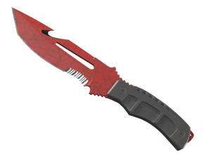 ★ Survival Knife | Crimson Web (Minimal Wear)