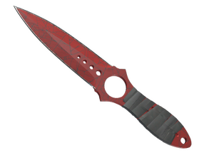 ★ Skeleton Knife | Crimson Web (Well-Worn)