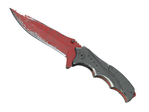 ★ Nomad Knife | Crimson Web (Battle-Scarred)