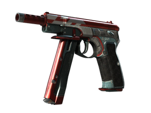 CZ75-Auto | Red Astor (Minimal Wear)