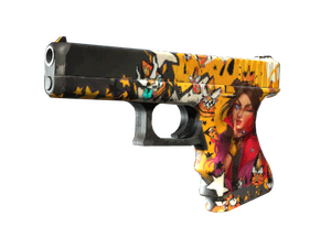 StatTrak™ Glock-18 | Bullet Queen (Well-Worn)