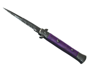 ★ StatTrak™ Stiletto Knife | Ultraviolet (Battle-Scarred)