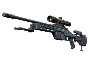 StatTrak™ SSG 08 | Mainframe 001 (Battle-Scarred)