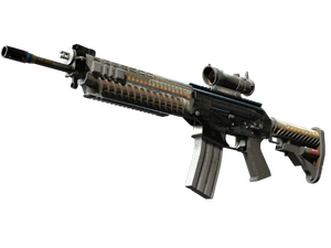 StatTrak™ SG 553 | Aerial (Battle-Scarred)