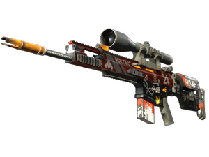 StatTrak™ SCAR-20 | Bloodsport (Well-Worn)