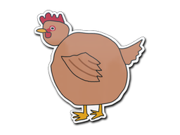 Sticker | Poorly Drawn Chicken