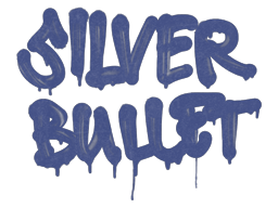 Sealed Graffiti | Silver Bullet (SWAT Blue)