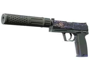 StatTrak™ USP-S | Black Lotus (Battle-Scarred)