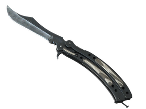 ★ Butterfly Knife | Black Laminate (Minimal Wear)