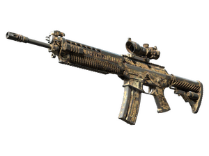 SG 553 | Bleached (Battle-Scarred)