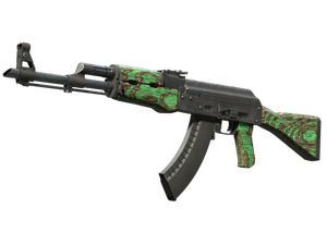 Souvenir AK-47 | Green Laminate (Factory New)